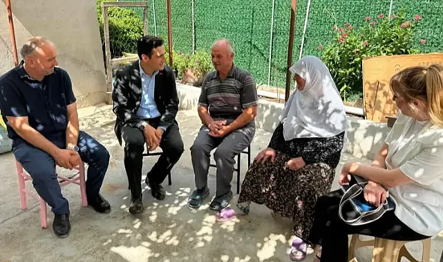 Kaymakam Güzel'den gazilere ziyaret