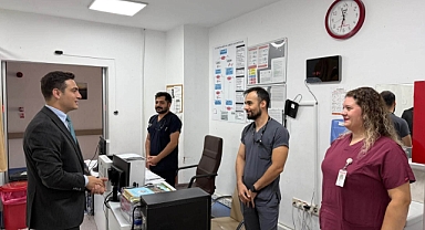 Kaymakam Güzel’den Hastane Ziyareti