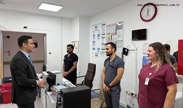 Kaymakam Güzel’den Hastane Ziyareti