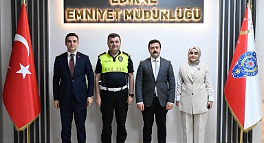 Kaymakamlardan İl Emniyet Müdürü Ayhan'a ziyaret