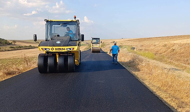 Keşan'da Yol Seferberliği Sürüyor