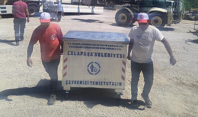 Lalapaşa'nın Çöp Konteynerleri Yenileniyor