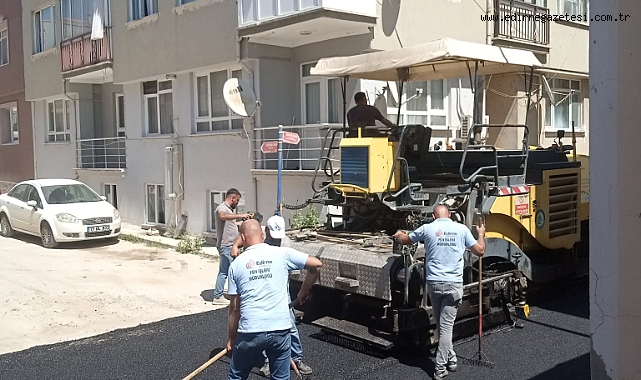 Manyas Caddesi Asfalta Kavuştu