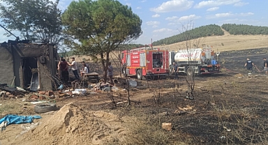 Otluk alanda çıkan yangın söndürüldü