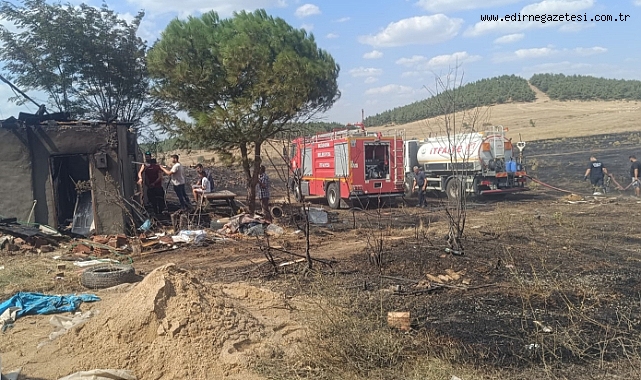 Otluk alanda çıkan yangın söndürüldü
