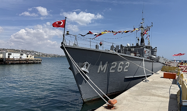 TCG Enez gemisi ziyarete açıldı