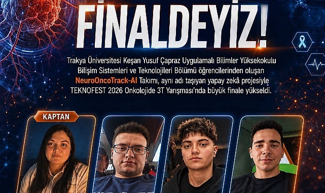 Trakya Üniversitesi Öğrencileri, TEKNOFEST 2026’da Onkoloji Yarışmasında Finale Yükseldi