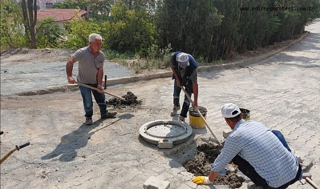 Uzunköprü'de Altyapı, Yol ve Park Bakım Çalışmaları Sürüyor