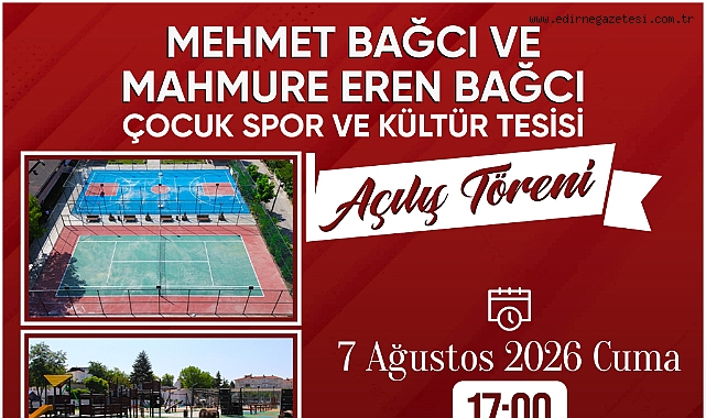Uzunköprü'ye Çocuklar İçin Yeni Yaşam Alanı Açılıyor