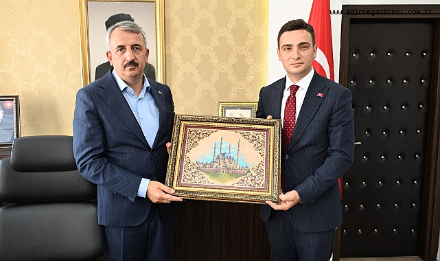 Vali Sezer'den İpsala Kaymakamı Güzel'e ziyaret