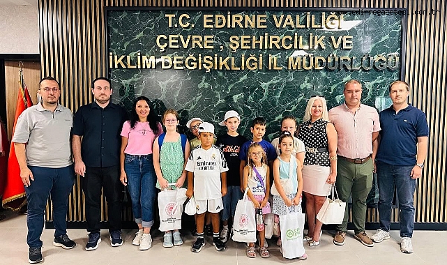 Yaz Okulu Öğrencilerinden İl Müdürlüğüne Ziyaret