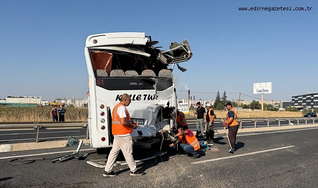 Zincirleme trafik kazasında 29 kişi hafif yaralandı