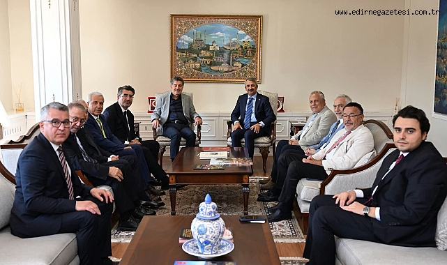 Ziraat Bankası ve Hazine Heyetinden Vali Sezer'e Ziyaret