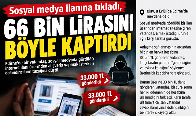 66 Bin Liralık Dolandırıcılık