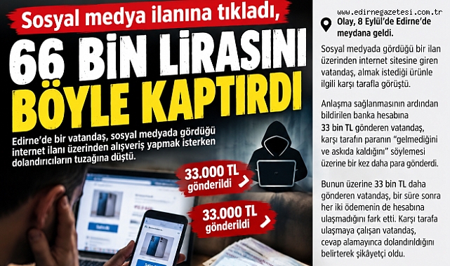 66 Bin Liralık Dolandırıcılık