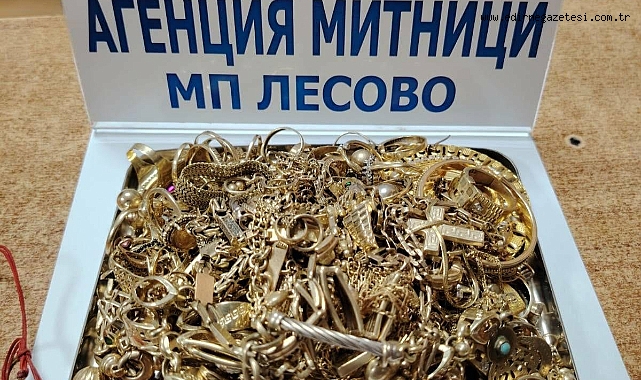708 Gram Mücevher Ele Geçirildi