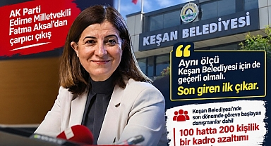 Aksal’dan Keşan Belediyesi İçin Personel Çıkışı