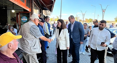 Aksal, Uzunköprü'de esnafı ziyaret etti