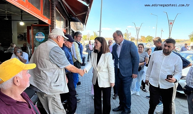 Aksal, Uzunköprü'de esnafı ziyaret etti