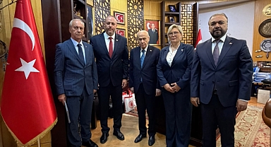 Bahçeli, MHP Edirne teşkilatını kabul etti