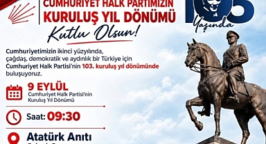 CHP 103. Yılını Kutluyor