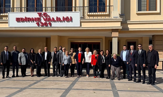 CHP Edirne Teşkilatı’ndan Vali Sezer’e Ziyaret