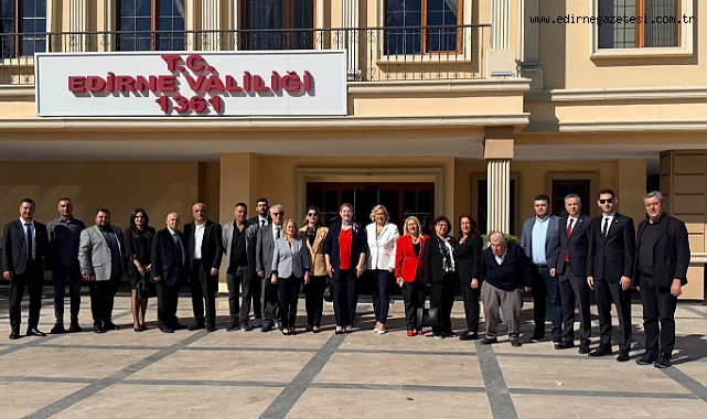 CHP Edirne Teşkilatı’ndan Vali Sezer’e Ziyaret