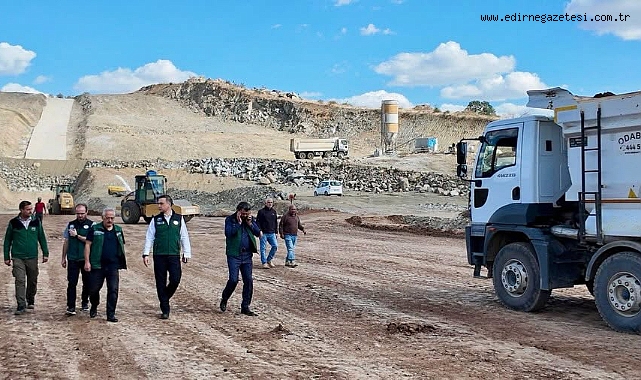 ÇÖMLEKKÖY BARAJI’NDA ÇALIŞMALAR SÜRÜYOR