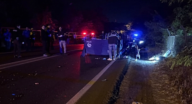 Devrilen motosikletin sürücüsü öldü