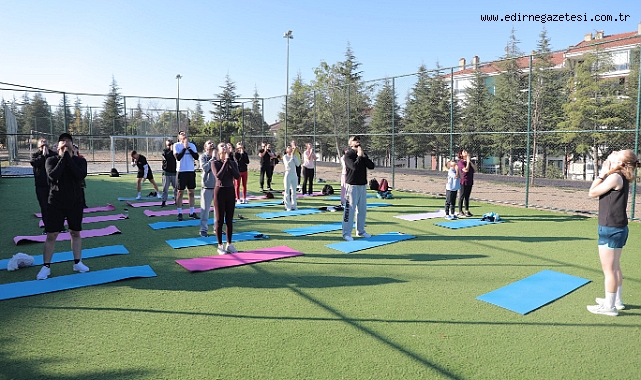Edirne’de Güne Sporla Başladılar