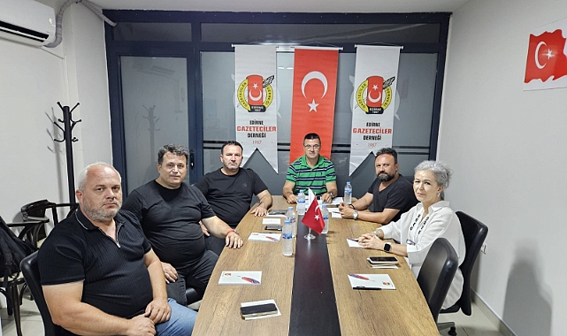 EDİRNE GAZETECİLER DERNEĞİ YENİ YERİNDE
