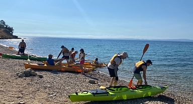 EDOSK’tan Saros’da Kürek Seferi