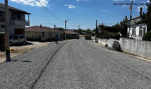 Enez Kocaali’de Yol Sevinci
