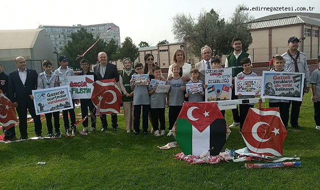 Gazzeli Çocuklar İçin Uçurtmalar Gökyüzüne Bırakıldı