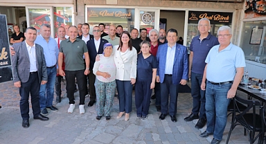 Gencan sanayi esnafını dinledi