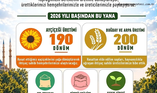 Gencan: Topraklarımızı İşliyor, Üreticimizi Destekliyoruz