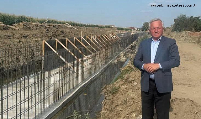 Kanal İpsala Projesinde Çalışmalar Sürüyor