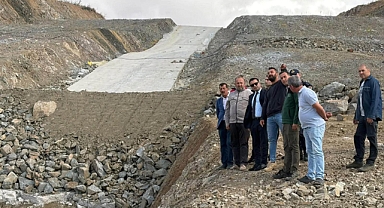 Kaymakam Çolak’tan Barajda İnceleme