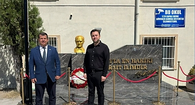 Keşan'daki liseye Atatürk büstü kazandırıldı