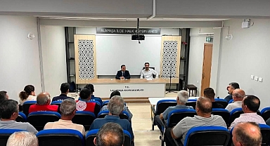 Lalapaşa'da muhtarlar toplantısı yapıldı