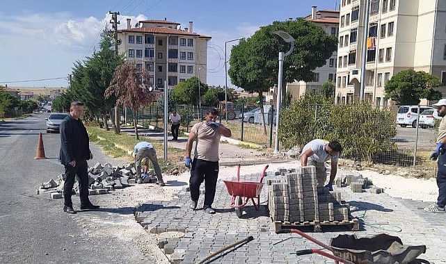 Lalapaşa’da Yol Çalışmaları Sürüyor
