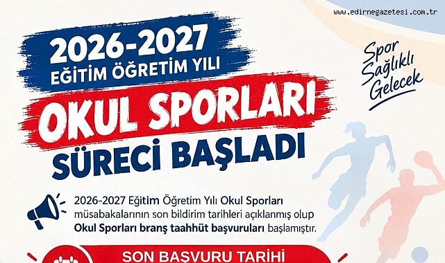Okul Sporlarında Başvurular Başladı
