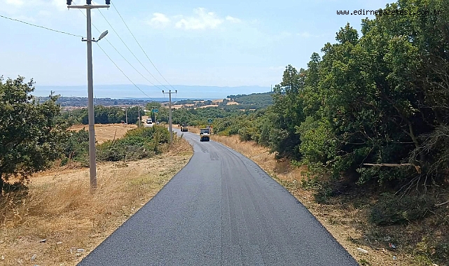 Sahil Yolu Sıcak Asfalta Kavuştu