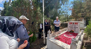  Şehit Girgin, kabri başında anıldı