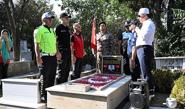 Şehit komiser Kerman'a vefa