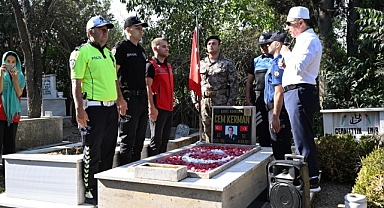 Şehit komiser Kerman'a vefa