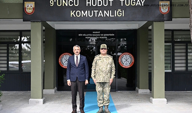Vali Sezer’den 9. Hudut Tugay Komutanı Aydoğdu'ya ziyaret