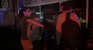 Veteriner Kliniğinde Yangın Çıktı