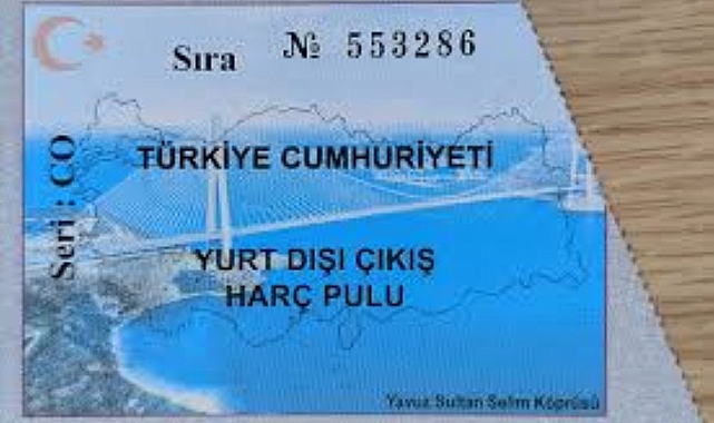Yurt Dışı Çıkışı Harcına Zam