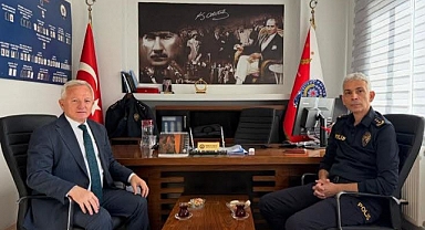 BAŞKAN KERMAN’DAN EMNİYET MÜDÜRÜ ARPAK’A HAYIRLI OLSUN ZİYARETİ